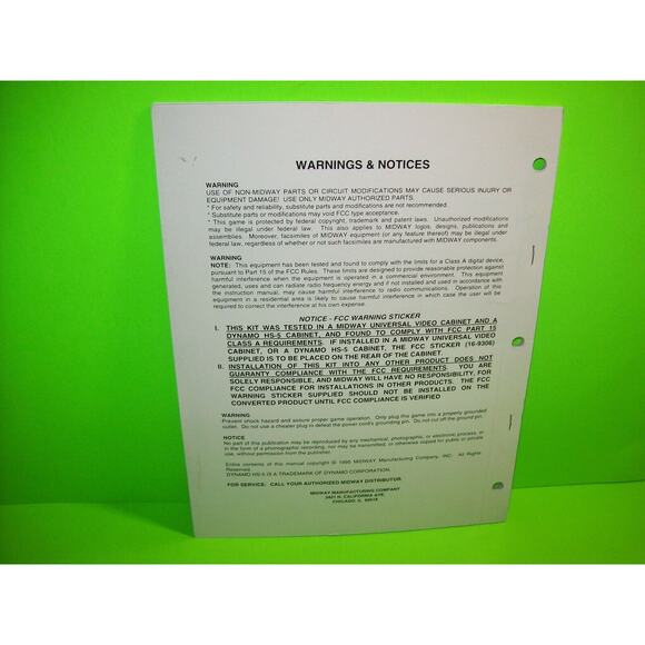 Mortal Kombat 3 Kit Original 1995 Video Arcade Game Operation Manual Vintage - Picture 2 of 3